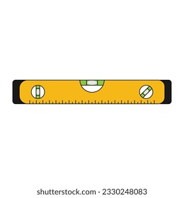 Construction level ruler icon vector illustration symbol design