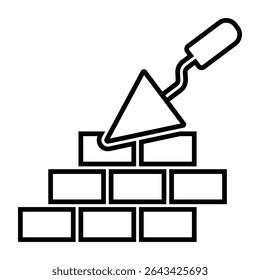construction line icon design. construction thin black outline symbol vector illustration. editable stroke icon on transparent background. - Powered by Shutterstock - Get 15% off with code: PIKWIZARD15