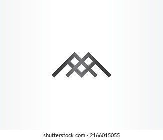 Construction And Line Shape Vector Brand Icon Design