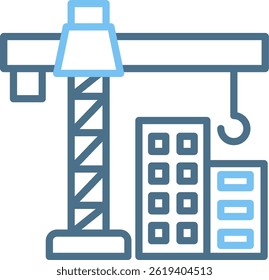 Construction Line Two Colour Icon