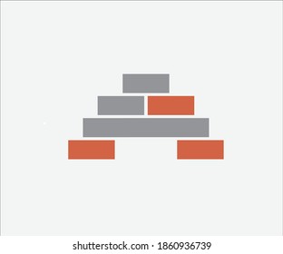 Construction Logo, A Alphabet Bricks 