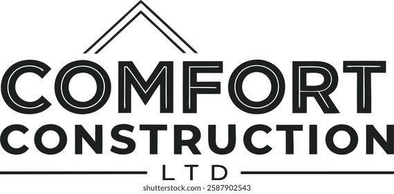 Construction logo design. home. logo