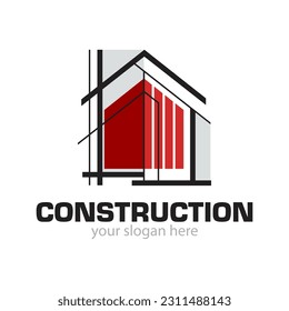 Construction Logo Design Illustration Vector