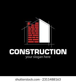 Construction Logo Design Illustration Vector