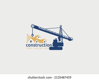 Construction Logo Design Modern Construction Logo Stock Vector (Royalty ...