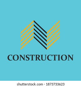 Construction logo design. Organization symbol design. Organization letterhead, advertising material and sign emblem.