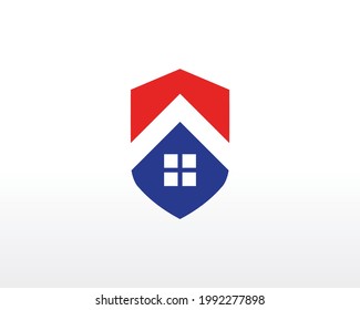 Diseño del logotipo de construcción. Vector de diseño del logotipo de Roof Services