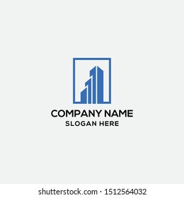 construction logo design template. vector