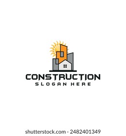 Construction Logo design Vector Art Icons unique new free vector eps Graphics royalty free images for your company