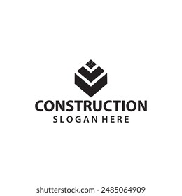 Construction Logo design Vector Art Icons unique new free vector eps Graphics for Free and construction Logo royalty free images for your company or home or business