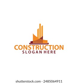 Construction Logo design Vector Art Icons unique new free vector eps Graphics for Free and construction Logo royalty free images for your company or home or business