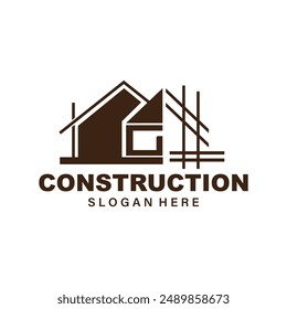 Construction Logo design Vector Art Icons unique new free vector eps Graphics for Free and construction Logo royalty-free images for your