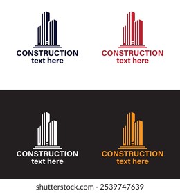 Construction Logo design Vector Art Icons unique new free vector eps Graphics for Free and construction Logo royalty-free images vector eps for your company.