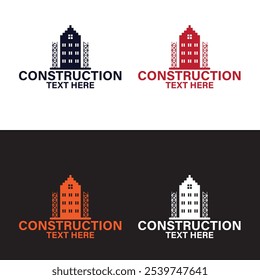 Construction Logo design Vector Art Icons unique new free vector eps Graphics for Free and construction Logo royalty-free images vector eps for your company.