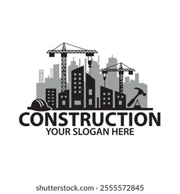 Construction Logo design Vector Art Icons unique new free vector eps Graphics for Free and construction Logo royalty free images for your company or home or business Property home investment logo