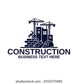 Construction Logo design Vector Art Icons unique new free vector eps Graphics for Free and construction Logo royalty free images for your company or home or business Property home investment logo