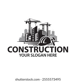 Construction Logo design Vector Art Icons unique new free vector eps Graphics for Free and construction Logo royalty free images for your company or home or business Property home investment logo