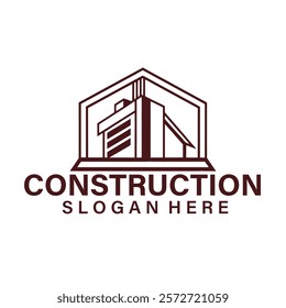 Construction Logo design Vector Art Icons unique new free vector eps Graphics for Free and construction Logo royalty free images for your company or home or business Property home investment logo