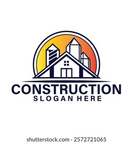 Construction Logo design Vector Art Icons unique new free vector eps Graphics for Free and construction Logo royalty free images for your company or home or business Property home investment logo