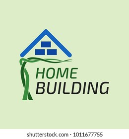 Construction logo home builder tamplate design