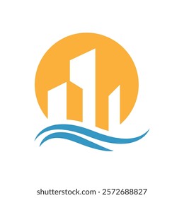 Construction logo icon design template