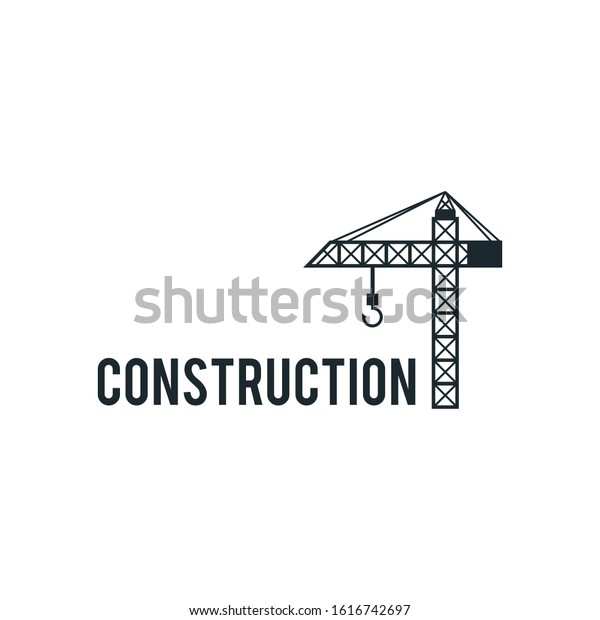 Construction Logo Icon Vector Isolated Stock Vector (Royalty Free ...