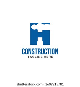 Construction Logo and Icon Vector Template