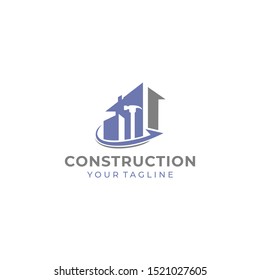 Construction Logo Images Stock Vectors