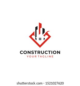 Construction Logo Images Stock Vectors