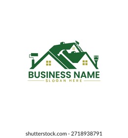 Construction logo inspiration vector template 