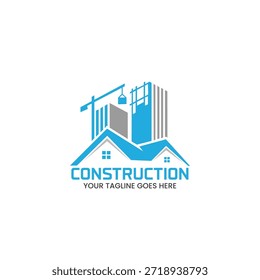 Construction logo inspiration vector template 