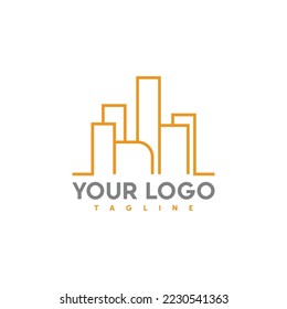 Construction logo is ready to be used as your company logo