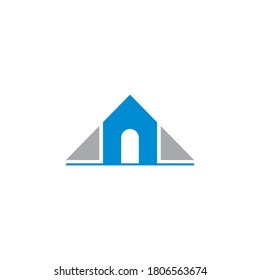 Logotipo de construcción, logotipo inmobiliario