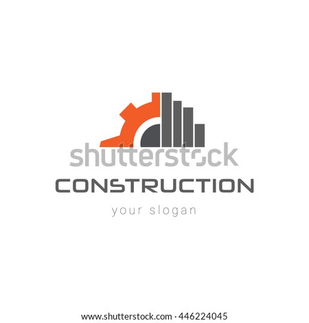 Construction Logo Template Stock Vector (Royalty Free) 446224045