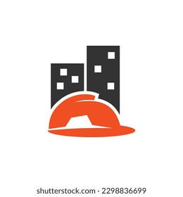 construction logo template. Icon Illustration Brand Identity. Isolated and flat illustration. Vector graphic