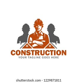 48,590 Construction workers logo Images, Stock Photos & Vectors ...