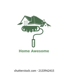 Construction logo template, suitable for construction company brand, vector format and easy to edit