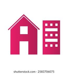 Construction Logo Vector Design Icon Graphic