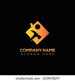 Construction logo vector illustration design 