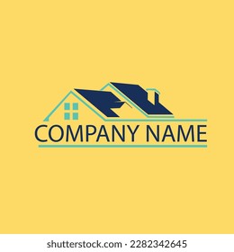 Construction logo with yellow background tage your timline