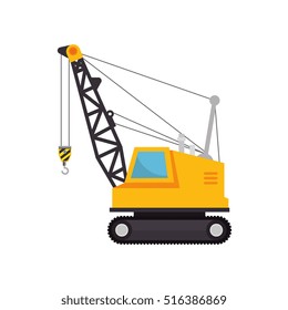 construction machinery isolated icon