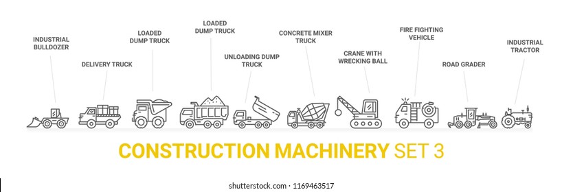 Construction Machinery Set 