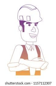 Construction man design