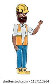 Construction man design