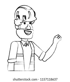 Construction man design