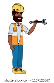 Construction man design