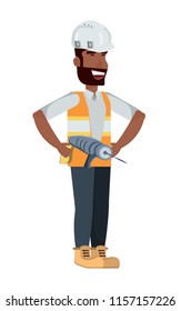 Construction man design