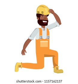 Construction man design
