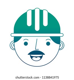 construction man worker with helmet