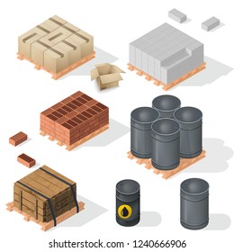 Construction Material Isometric